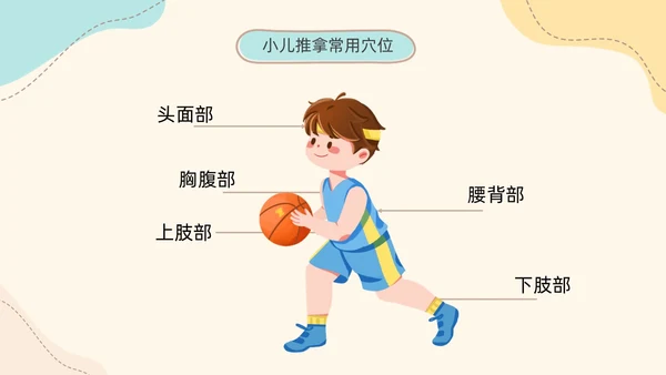 实拍简约莫兰迪色小儿推拿科普培训PPT