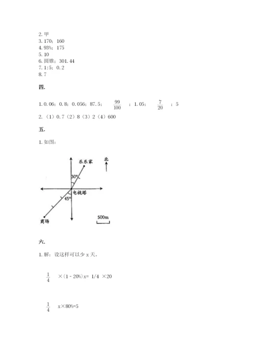 苏教版小升初数学模拟试卷含答案（培优b卷）.docx