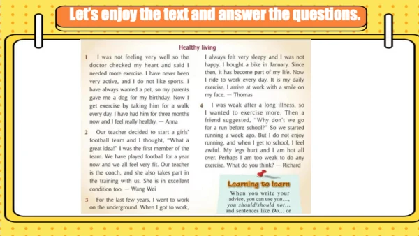 Module 4  Seeing the doctor Unit 2课件＋音频(共16张PPT，内嵌