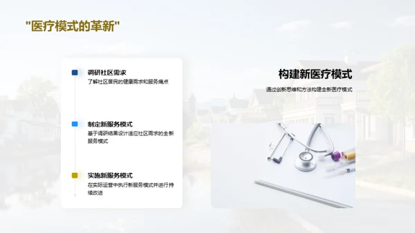 全新社区医疗革新