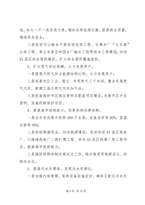 市政管理局年度工作计划.docx