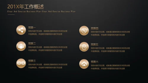 黑金高端年终总结汇报通用PPT