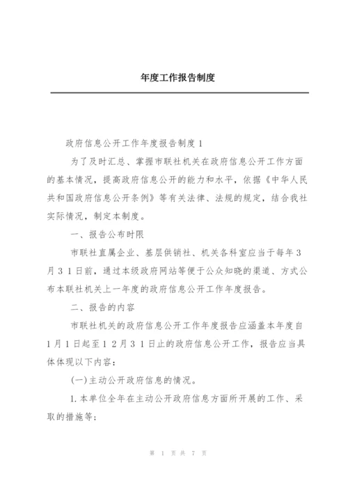 年度工作报告制度.docx