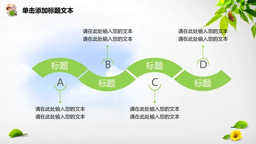 医疗唯美清新工作动态PPT
