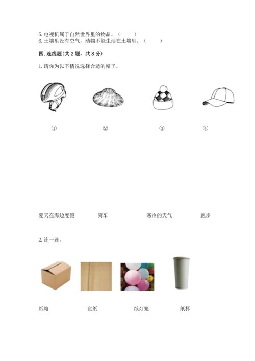教科版科学二年级上册《期末测试卷》（培优）.docx