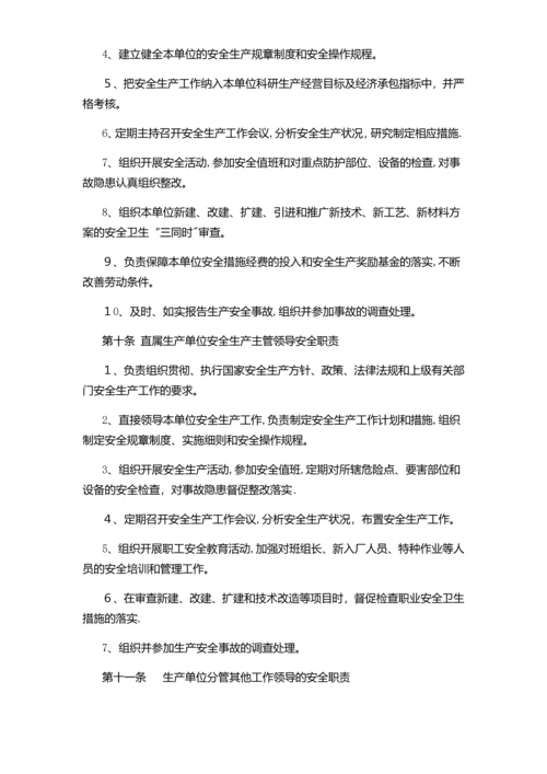 各类人员安全生产责任制.docx