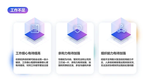 创意3D风年终总结汇报