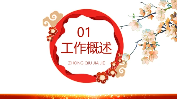 中国风传统节日团圆节中秋节PPT