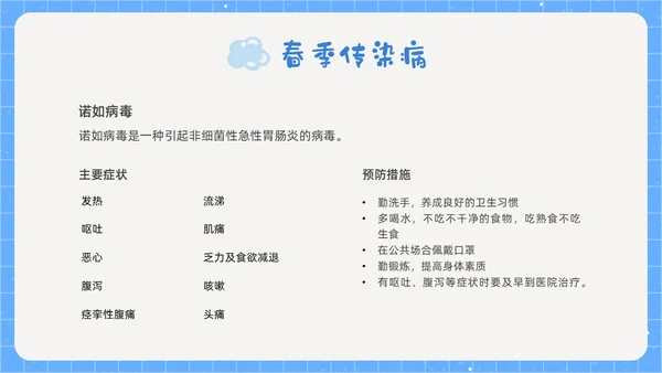 蓝色简约养成良好卫生习惯PPT课件爱国卫生月