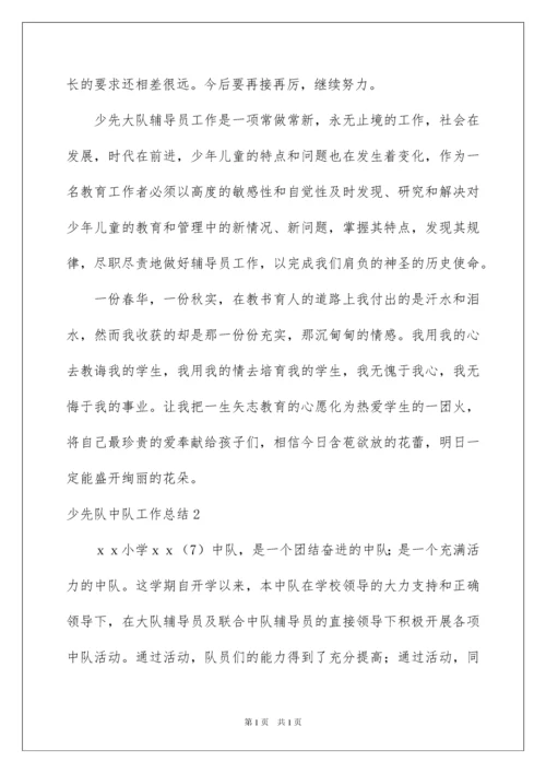 2022少先队中队工作总结.docx