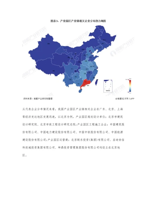 中国产业园区行业产业链现状及区域市场格局分析-广东省企业数量较为集中.docx