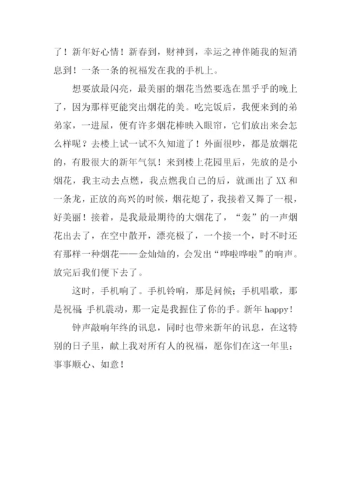 过年放鞭炮作文450字.docx