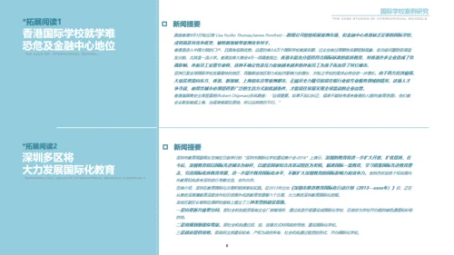 国际学校案例研究报告通用PPT模板