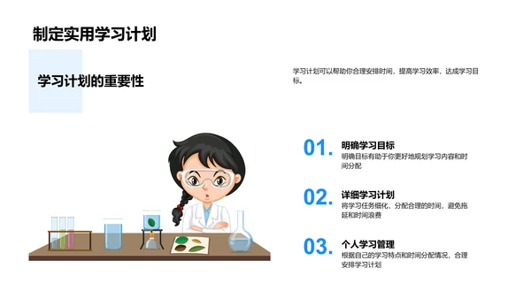 学期学习指南PPT模板