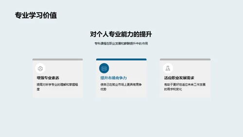 专科课程全面解析