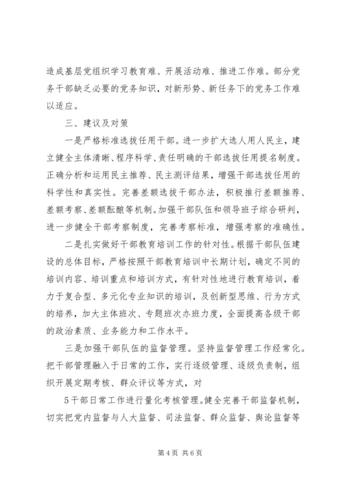 对加强党建工作的调查与思考.docx