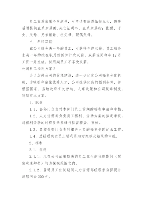 公司员工福利方案.docx