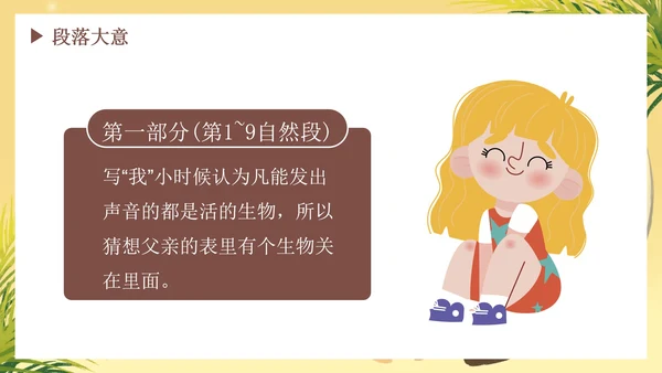 部编版语文六年级下册《表里的生物》