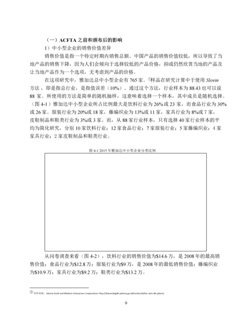 ACFTA-对印度尼西亚中小型企业的影响及应对之策.docx