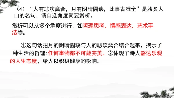 14 诗词三首 复习课件