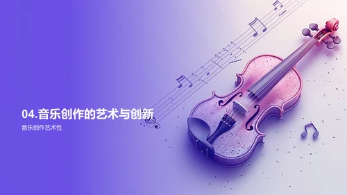 音乐创作实践教学PPT模板