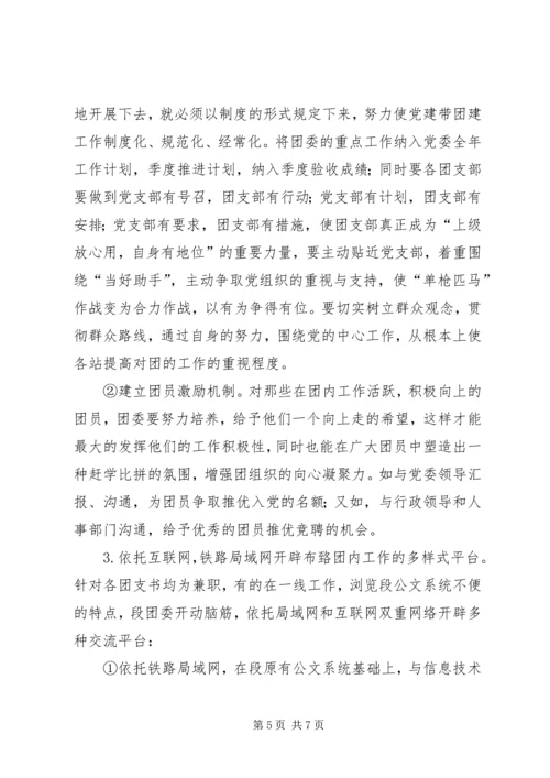 团委调研汇报材料 (2).docx