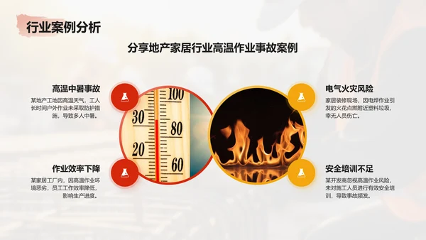 红色商务风高温作业安全培训PPT模板