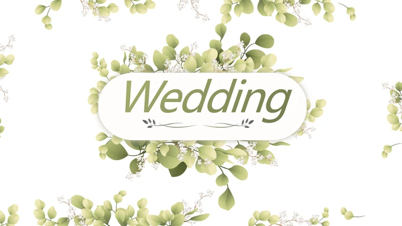 婚礼舞台开场片头相册婚礼纪念册动态PPT模板