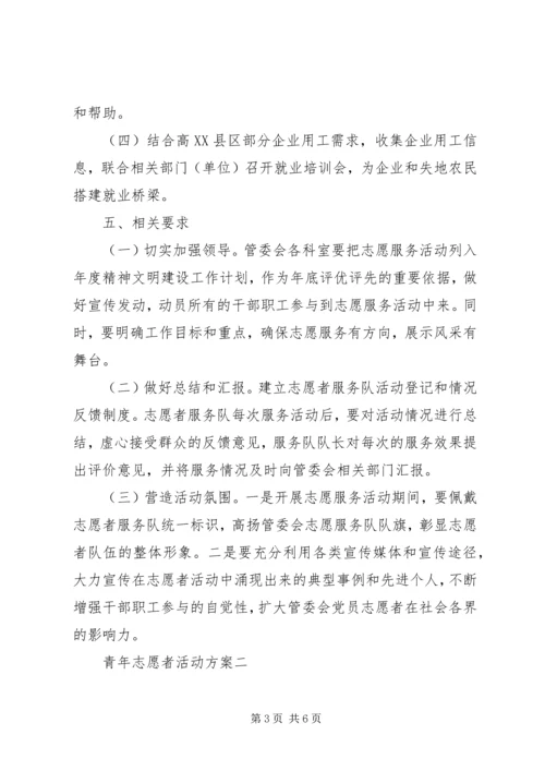 青年志愿者活动方案 (8).docx