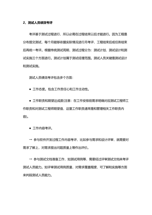 软件测试人员绩效管理考核详细.docx