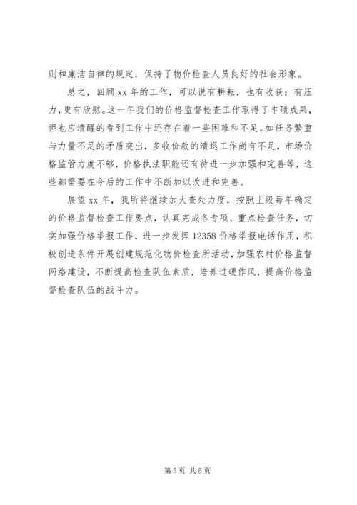 价格监测个人工作总结.docx