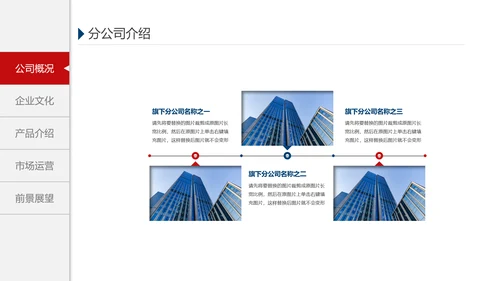 欧美风格企业宣传产品介绍PPT模板