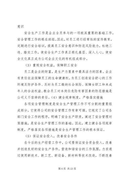 职业安全健康中长期规划及措施.docx