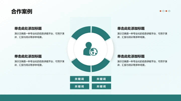 品牌合作流程说明PPT模板