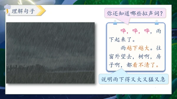 【核心素养】部编版语文二年级下册-16. 雷雨 第2课时（课件）