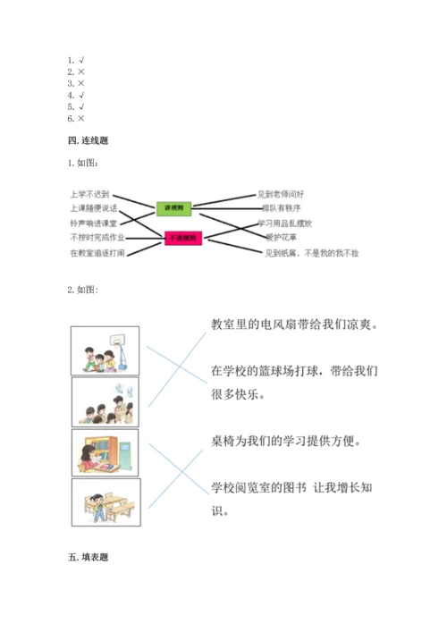 部编版二年级上册道德与法治《期中测试卷》附参考答案（综合题）.docx