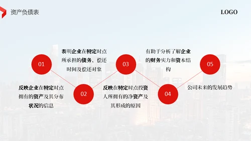 红色商务风财务知识培训通用PPT模板