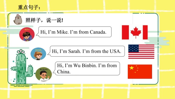 Unit1 Welcome back to school 知识点复习课件(共19张PPT)
