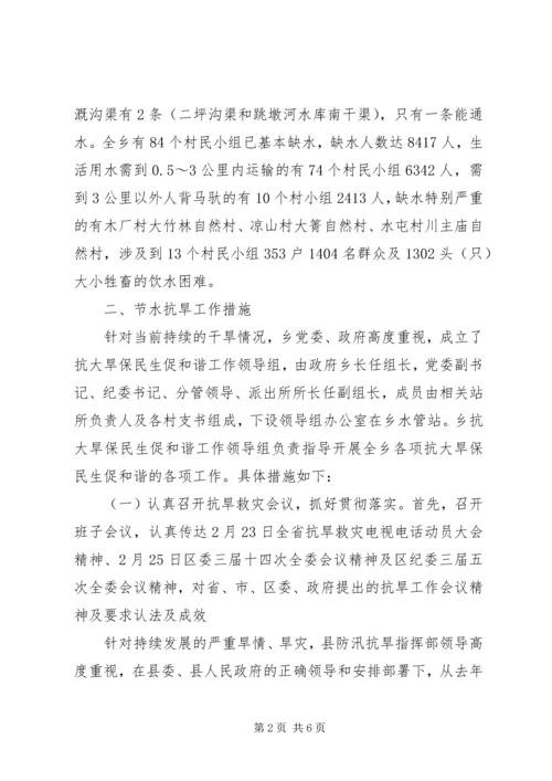 乡镇防汛抗旱工作检查情况自查报告.docx