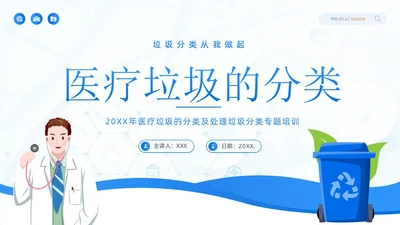 医疗垃圾分类医疗卫生医生护士医疗培训PPT课件
