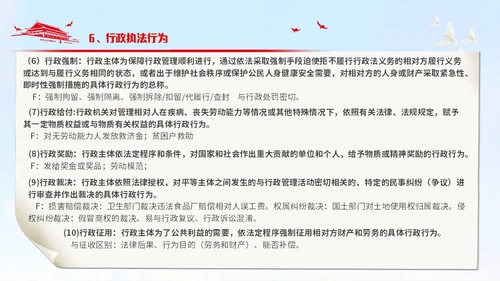 简约风党政元素红色简约行政执法培训PPT模板
