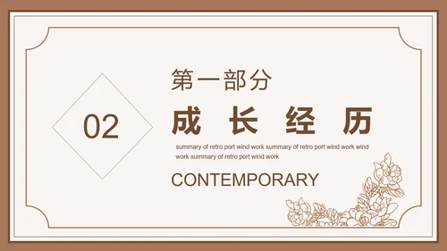 鲁迅先生PPT模板