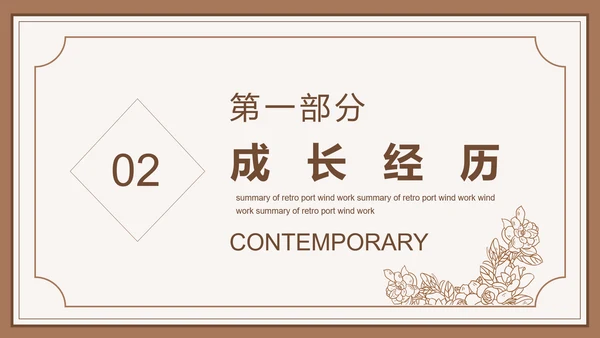 鲁迅先生PPT模板