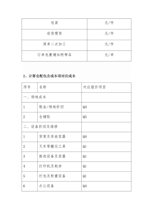 仓配一体合作专业方案.docx