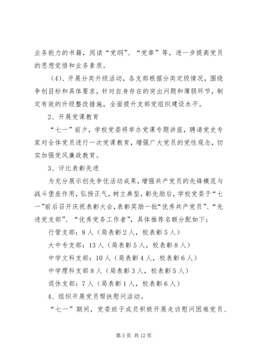 乡镇庆祝建党94周年活动实施方案.docx
