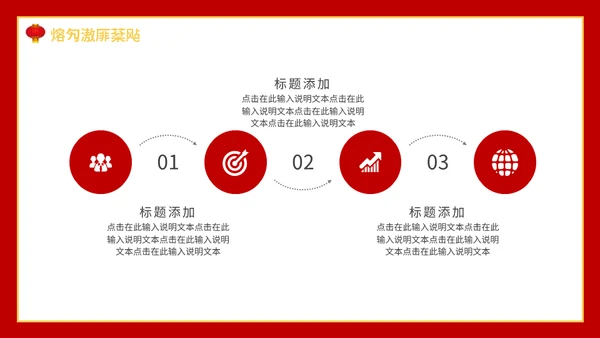 虎年大吉新年快乐通用PPT模板