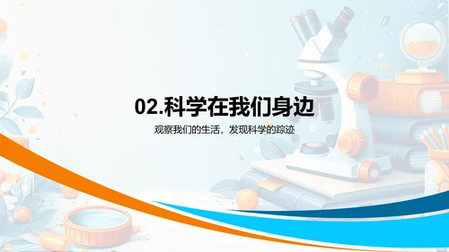 科学学习指南PPT模板