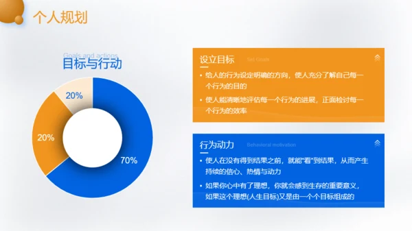 蓝黄3D风开学季模板