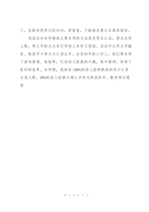 幼儿园数学培训心得体会3篇.docx