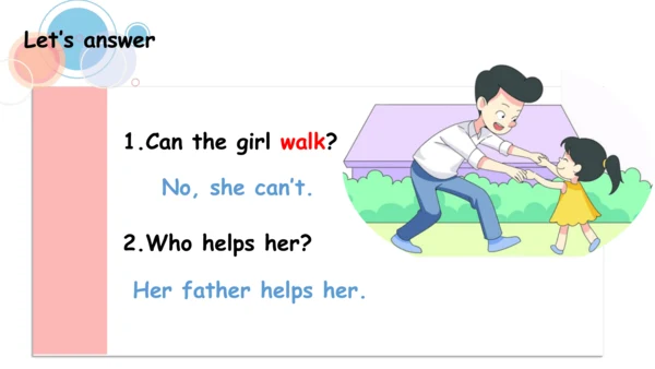 Module 7 Unit 2 This little girl can't walk 课件（共32